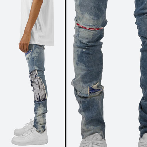 mnml X161 STRETCH SKINNY DENIM - BLUE