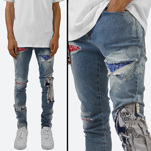 mnml X161 STRETCH SKINNY DENIM - BLUE