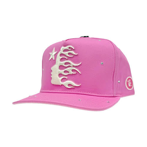 HELLSTAR RHINESTONE SNAPBACK PINK