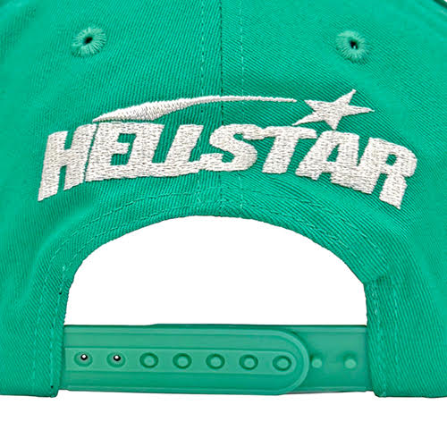 HELLSTAR RHINESTONE SNAPBACK GREEN