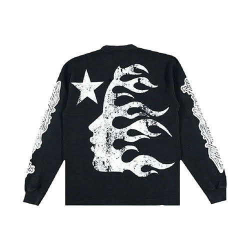 HELLSTAR INNED STAR LONGSLEEVE BLACK