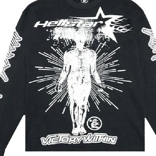 HELLSTAR INNED STAR LONGSLEEVE BLACK