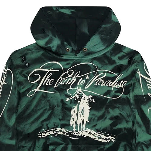 HELLSTAR MARBLE GREEN HOODIE