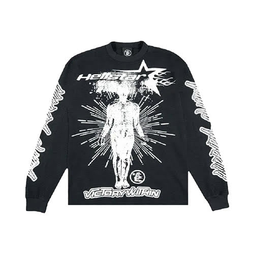 HELLSTAR INNED STAR LONGSLEEVE BLACK