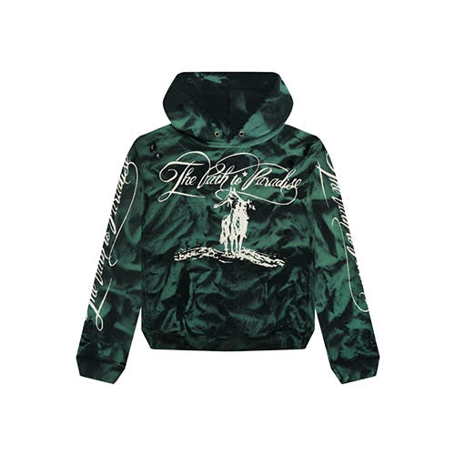 HELLSTAR MARBLE GREEN HOODIE