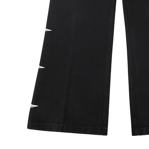 FRESH.i.AM TRIPLE STAR FLARED JEANS - ONYX