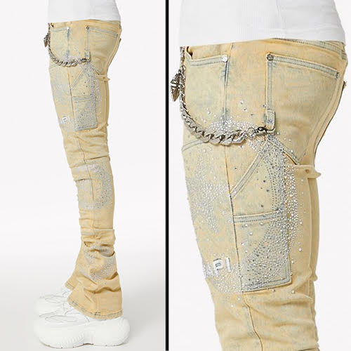GUAPI VINTAGE CALLIGRAPHY DENIM