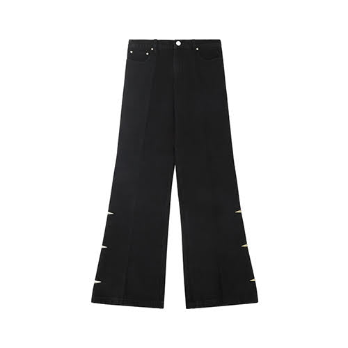 FRESH.i.AM TRIPLE STAR FLARED JEANS - ONYX