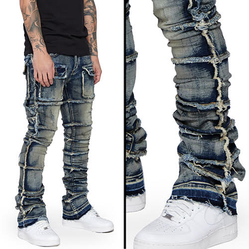 VALABASAS JEANS STACKED PHOENIX 2.0 DARK VINTAGE WASH