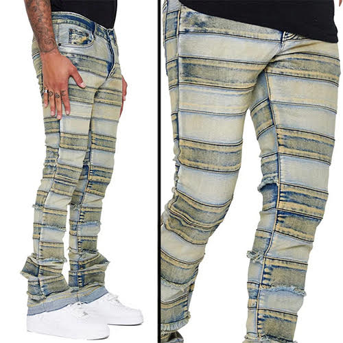 VALABASAS STACKED PHEONIX JEANS VINTAGE WASH