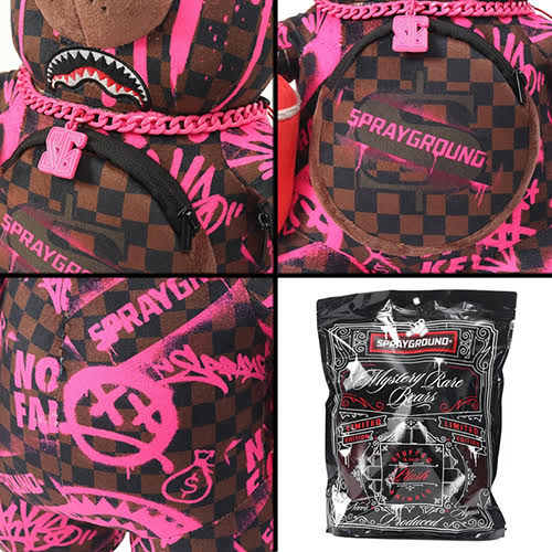 SPRAYGROUND STENCIL SPRAY BEAR 16 INCH