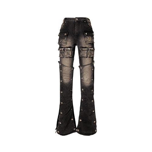 GUAPI ASH GREY STACKED PREMIUM DENIM