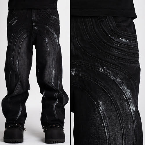 GUAPI IRON GREY PIERCING DENIM