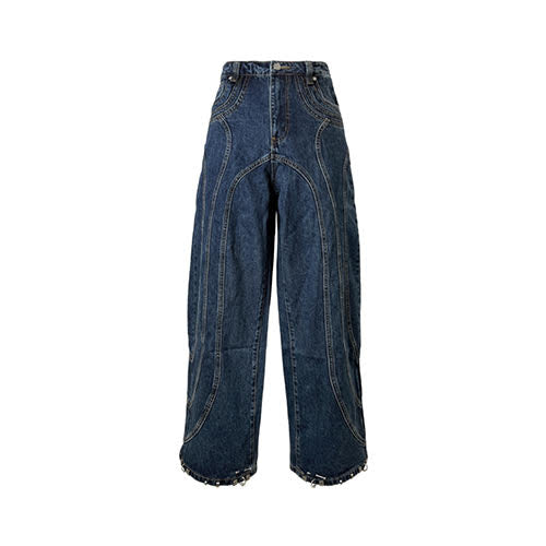 GUAPI VINTAGE BLUE PIERCING DENIM