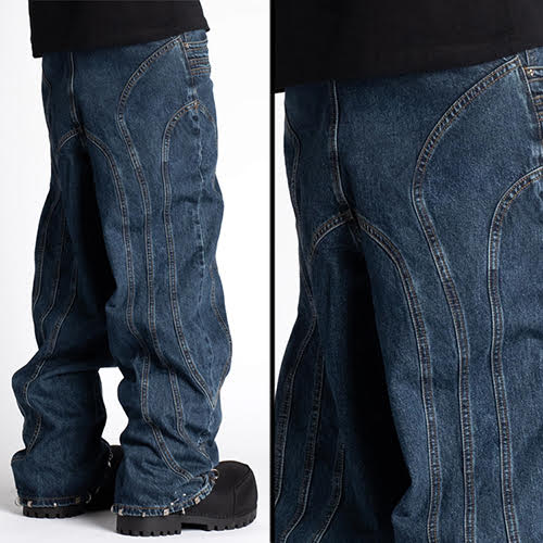 GUAPI VINTAGE BLUE PIERCING DENIM