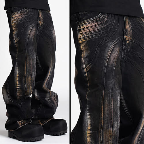 GUAPI IRON GREY DIRTY DENIM