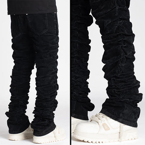 GUAPI All BLACK SUPER STACKED DENIM V2