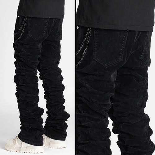 GUAPI All BLACK SUPER STACKED DENIM V2