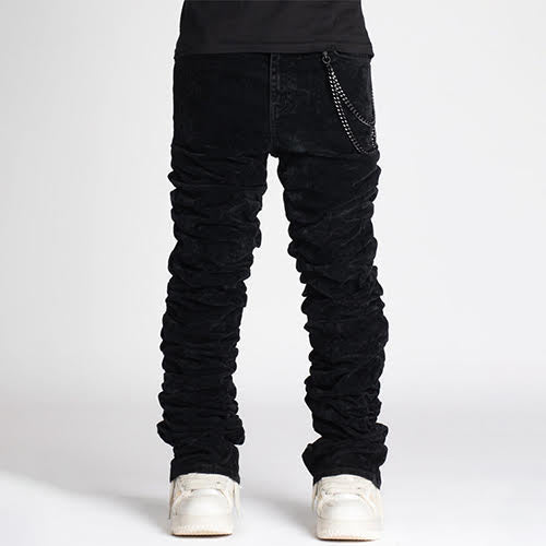 GUAPI All BLACK SUPER STACKED DENIM V2