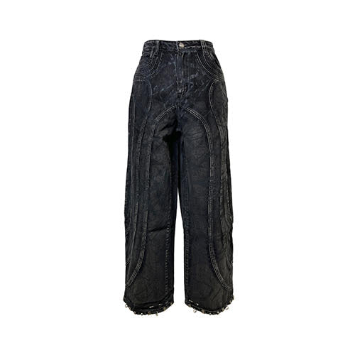 GUAPI VINTAGE GREY PIERCING DENIM