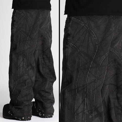 GUAPI VINTAGE GREY PIERCING DENIM