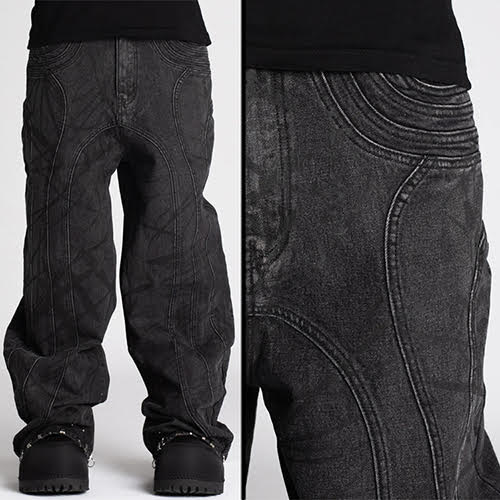 GUAPI VINTAGE GREY PIERCING DENIM