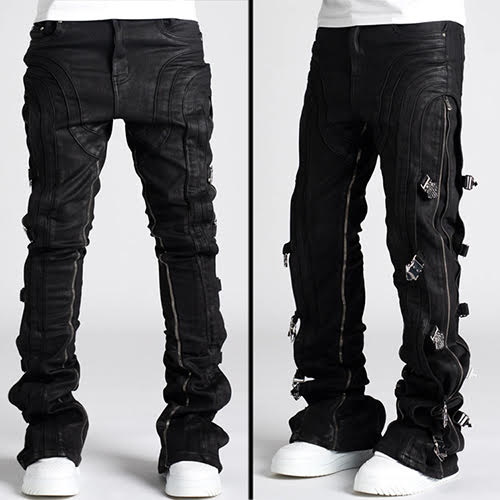 GUAPI OBSIDIAN BLACK WAXED PREMIUM DENIM