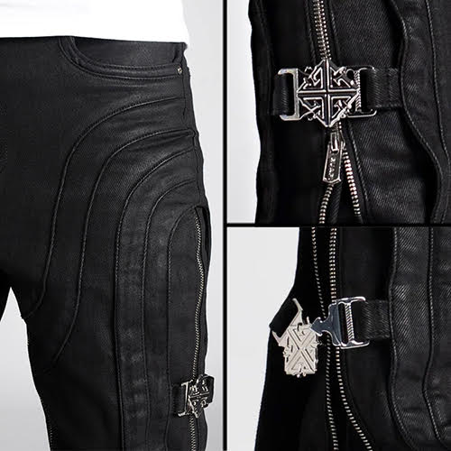 GUAPI OBSIDIAN BLACK WAXED PREMIUM DENIM