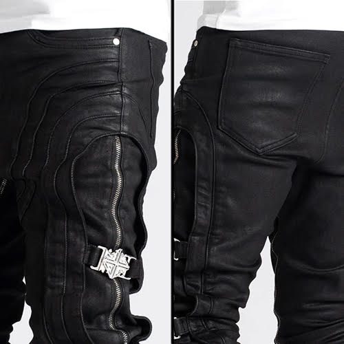 GUAPI OBSIDIAN BLACK WAXED PREMIUM DENIM