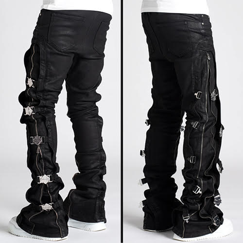 GUAPI OBSIDIAN BLACK WAXED PREMIUM DENIM
