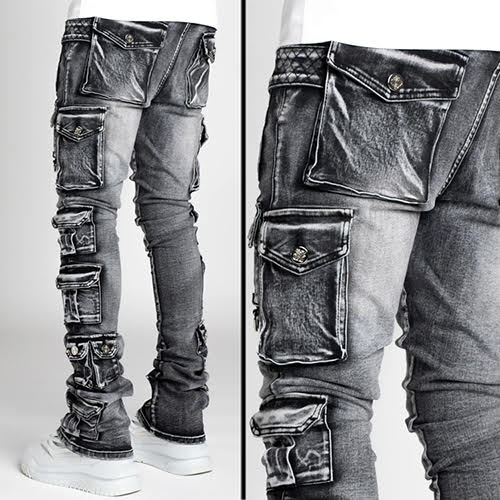 GUAPI IRON GREY TACTICAL STACKED DENIM