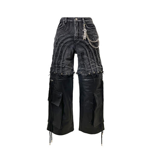 GUAPI OBSIDIAN BLACK CONVERTIBLE DENIM