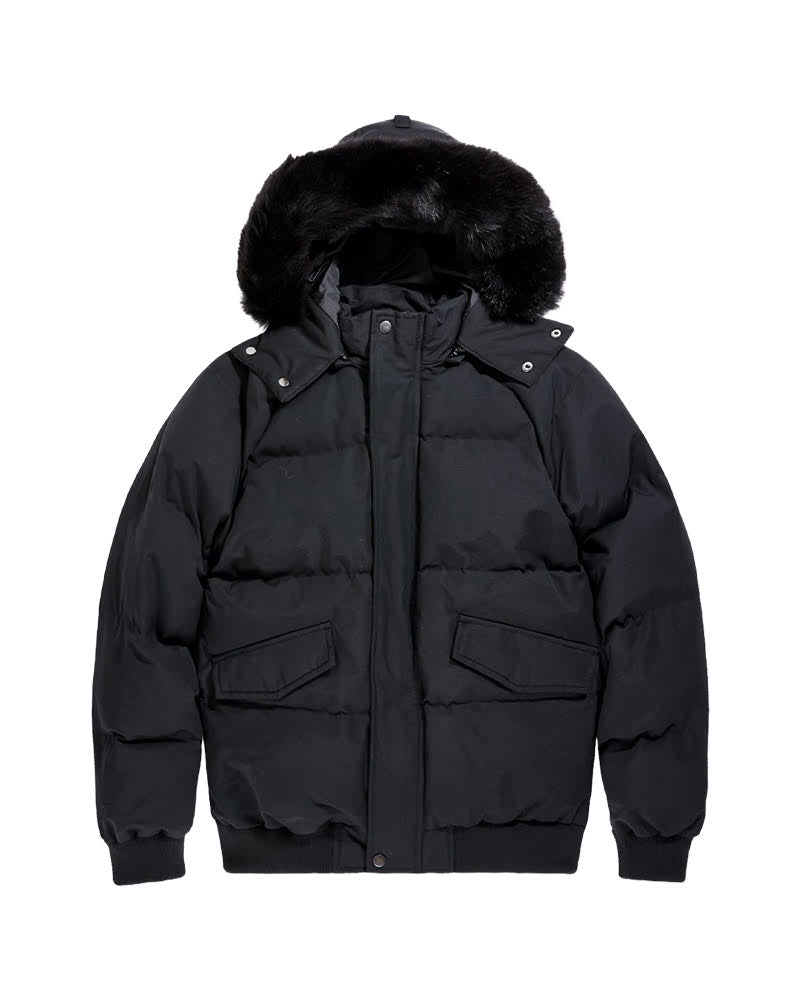 JORDAN CRAIG ATLANTIC AVE BOMBER JACKET NOIR | KingStar