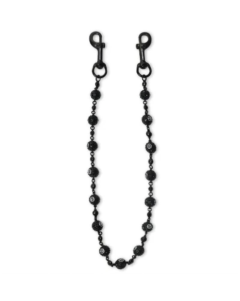 Starchain World BLACK 8 BALL WALLET CHAIN