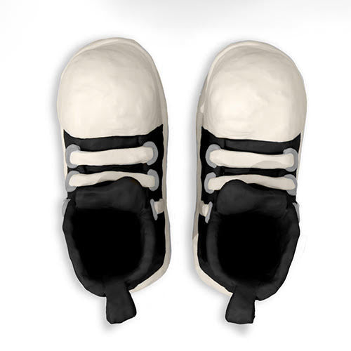 Bravest Studios BLACK CLAY SHOE