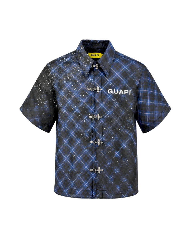 GUAPI BLUE VOLTAGE LEATHER SHIRT
