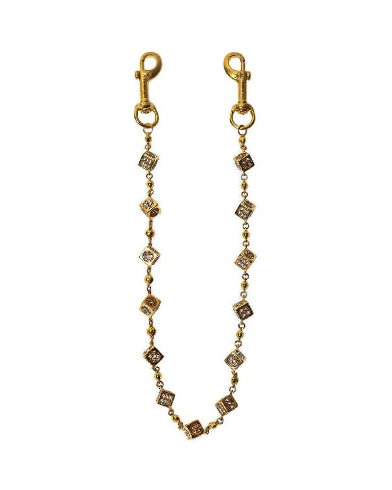 Starchain World GOLD DICE WALLET CHAIN