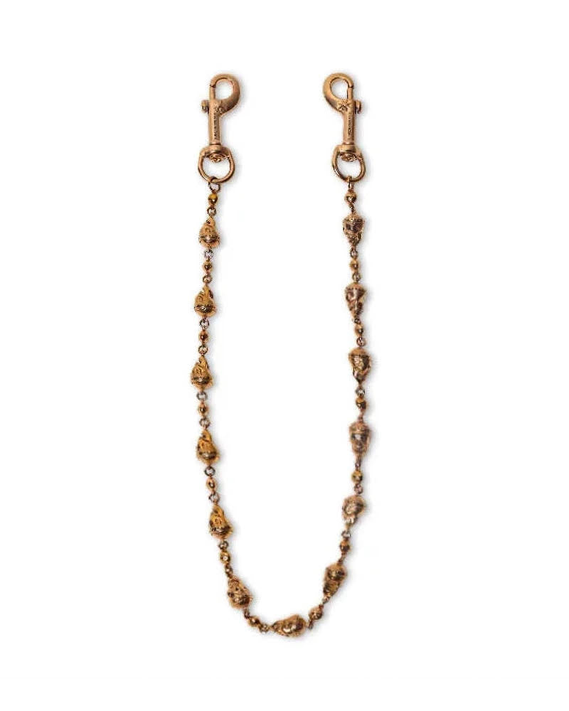 Starchain World GOLD SKULL WALLET CHAIN - NO STONES