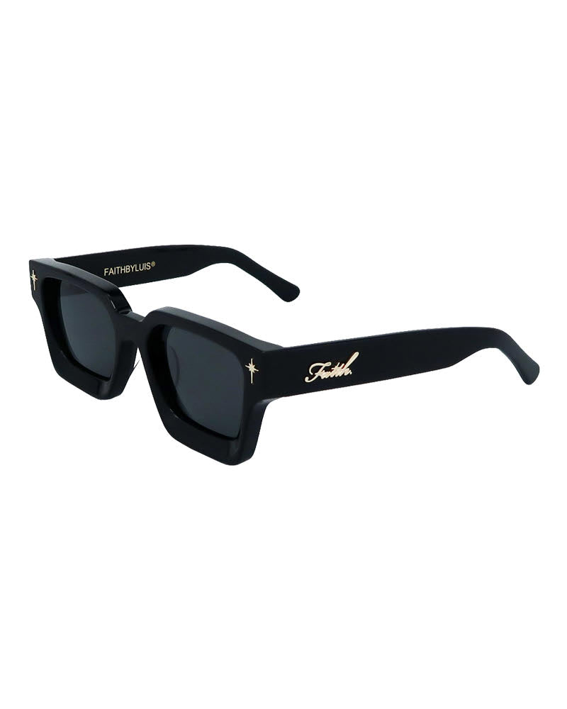 FAITH BY LUIS NAVIGATOR SUNGLASSES BLACK GOLD
