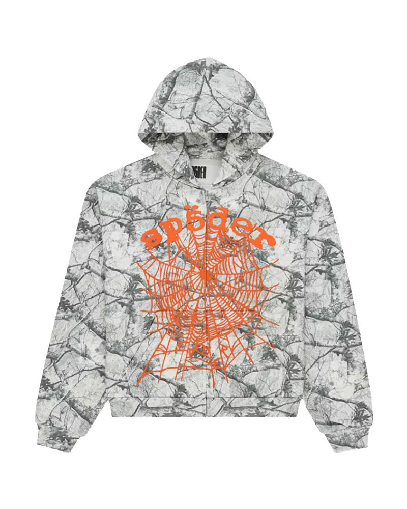 SP5DER REAL TREE OG WEB V2 ZIP HOODIE