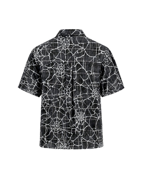 GUAPI SHADOW WEB PLAID SHIRT