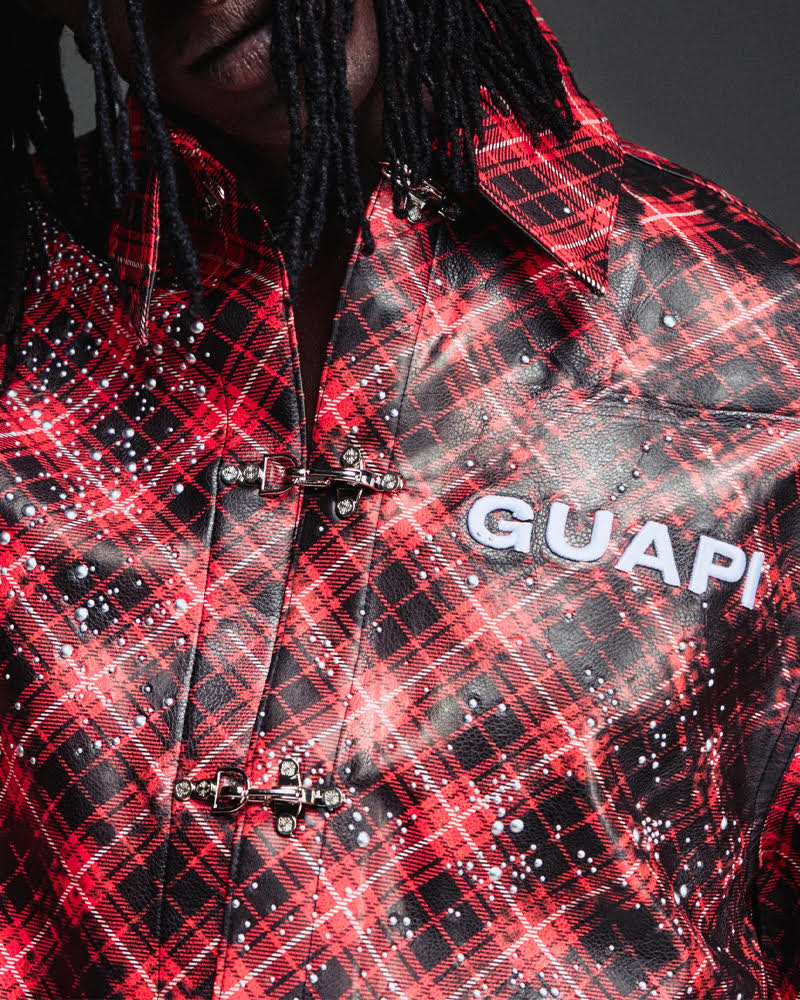 GUAPI VINTAGE INFERNO LEATHER SHIRT
