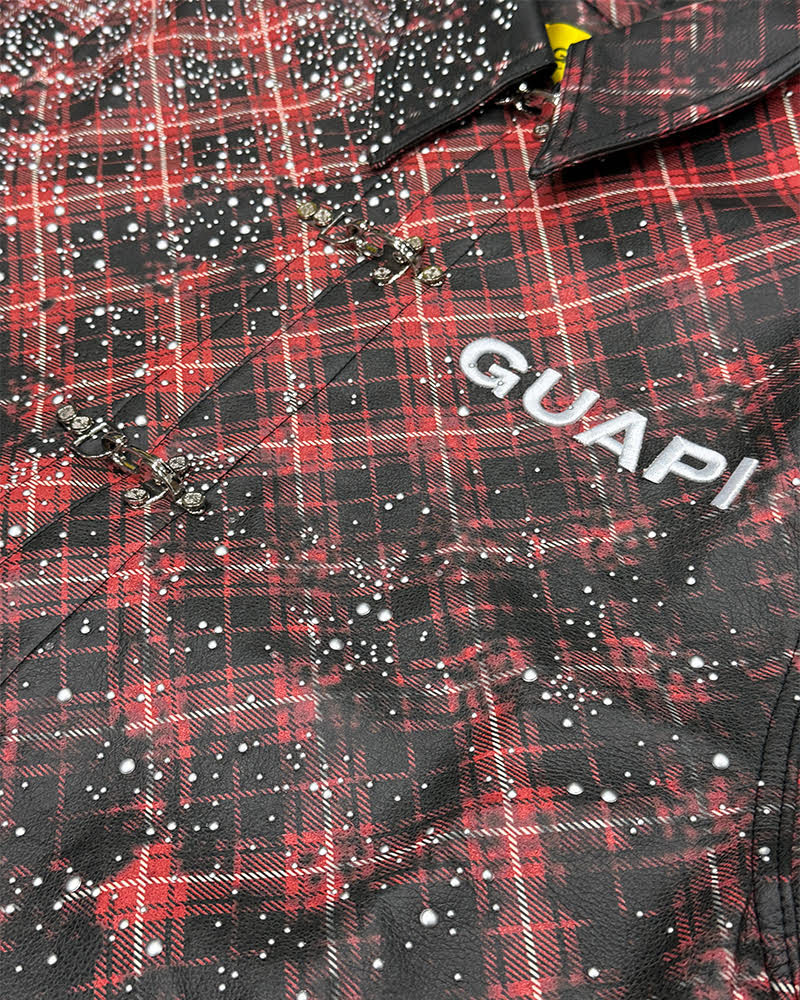 GUAPI VINTAGE INFERNO LEATHER SHIRT