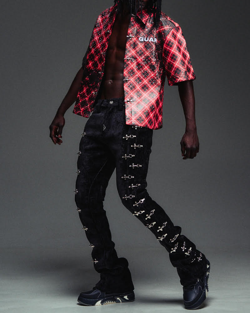 GUAPI VINTAGE INFERNO LEATHER SHIRT