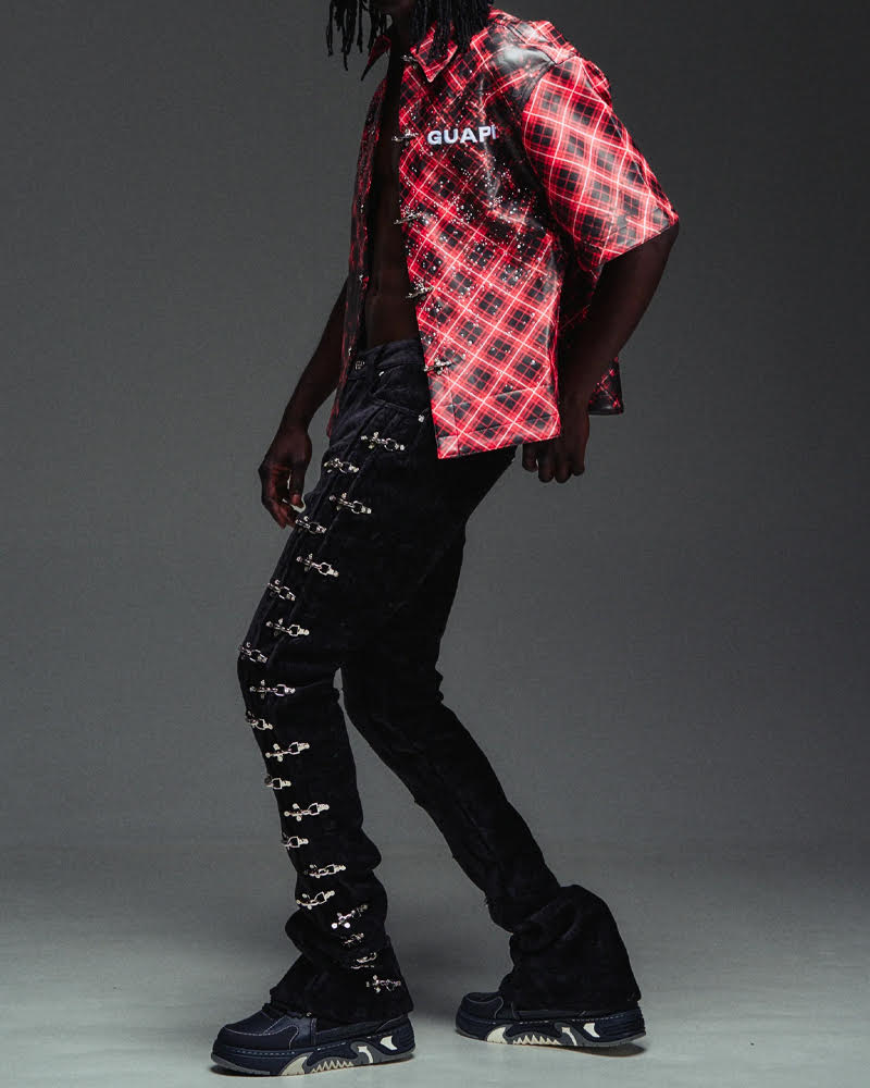 GUAPI VINTAGE INFERNO LEATHER SHIRT
