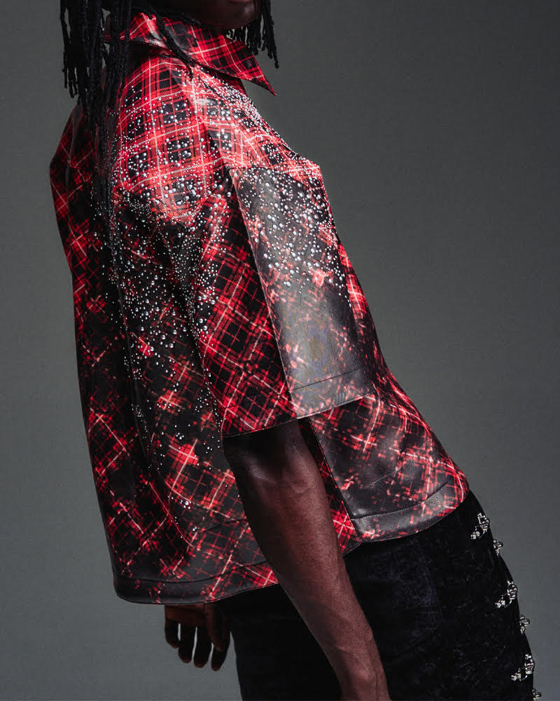 GUAPI VINTAGE INFERNO LEATHER SHIRT