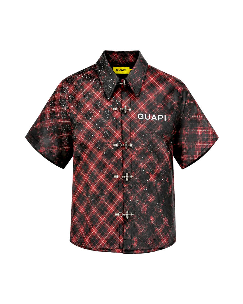 GUAPI VINTAGE INFERNO LEATHER SHIRT