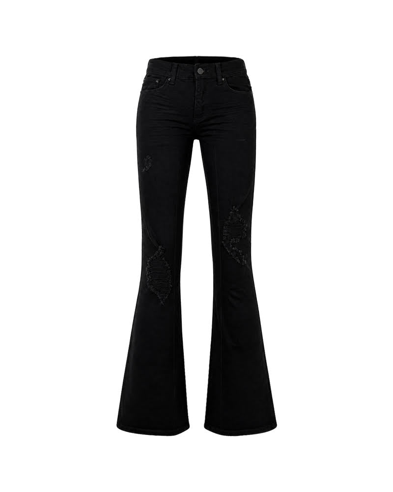 mnml X598 SKINNY STACKED DENIM - BLACK