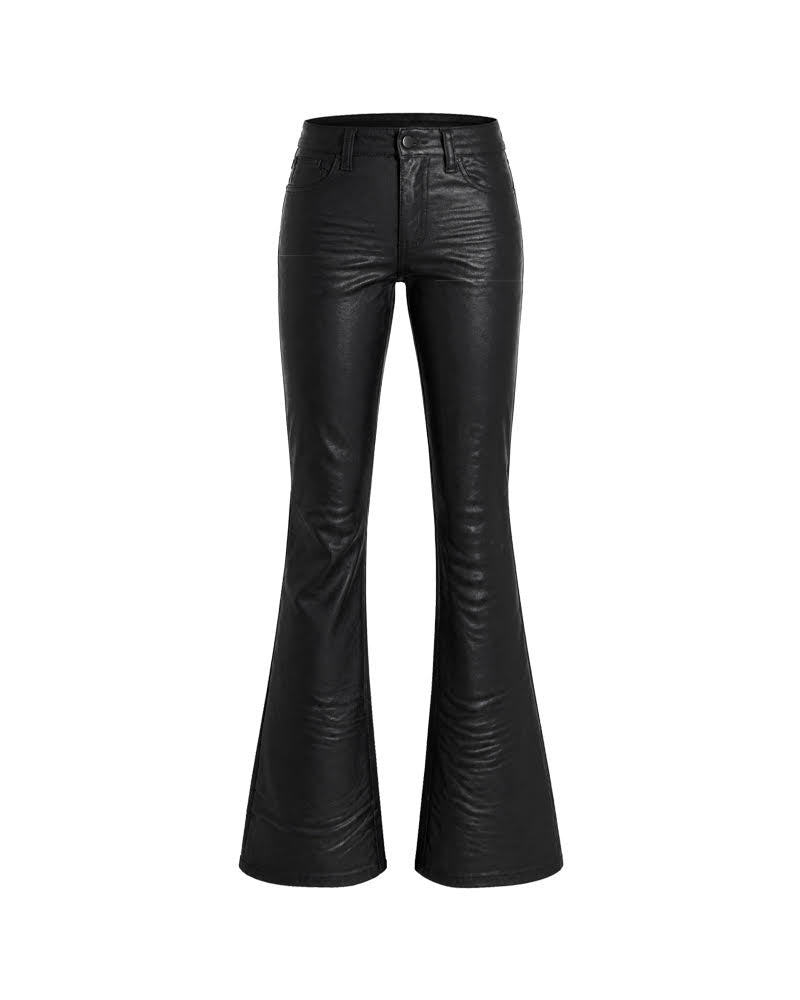 mnml X598 SKINNY STACKED DENIM - WAXED BLACK