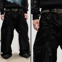 DND4DES DRAWN SILVER SILK SHARP DANCE PANTS